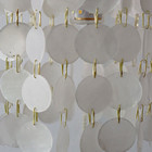Crystal Wall Lamp Natural Shells dell'interno moderno decorativo