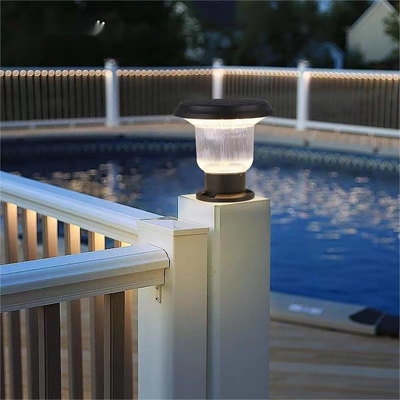 Testa di cilindro impermeabile solare Casa Villa Parete Giardino Luce Giardino Recinzione Luce