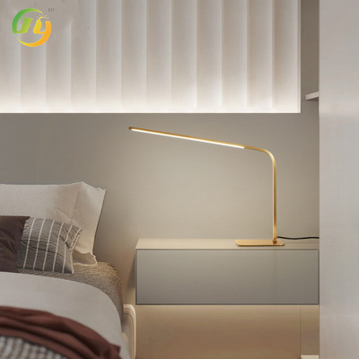 JYLIGHTING Moderno minimalista di lusso metallo rame LED studio luci di lettura protezione oculare lampada di letto lampada di notte luce