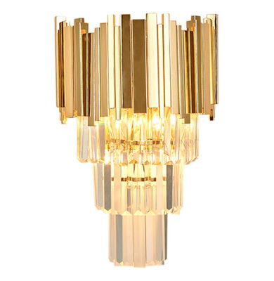 Altezza 550mm Crystal Wall Lamp For Hotel di vetro postmoderno di larghezza 350mm
