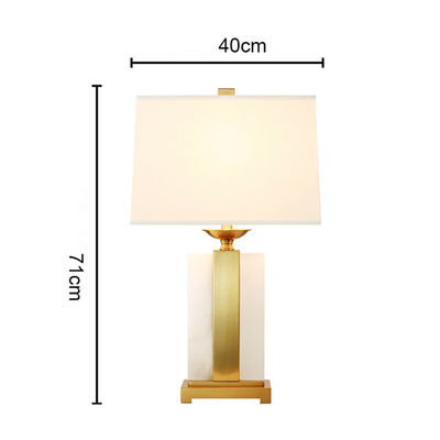 Lampade da comodino semplici della camera da letto del metallo dell'hotel 35*65cm del LED E27 240V