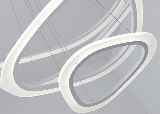 2 anelli 26W decorativo moderno 43x25cm Ring Pendant Light Fixture