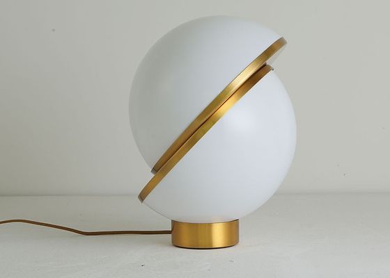 lampada di comodino acrilica sferica del diametro 300mm di studio del cavo di 1.8m