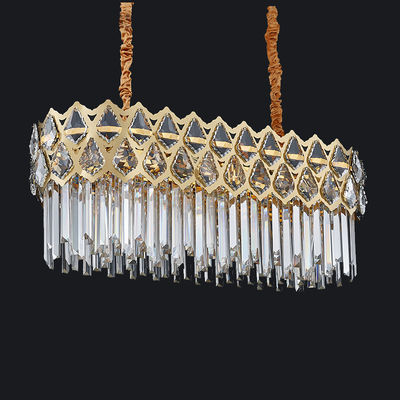 Candeliere K9 moderno Crystal Raindrop Chandelier Lighting che appende la lampada di pendente del dispositivo della plafoniera del LED per sala da pranzo
