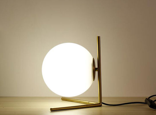 lampade di vetro di comodino di 60W Max Ball Lampshape Dia 18cm per la camera da letto