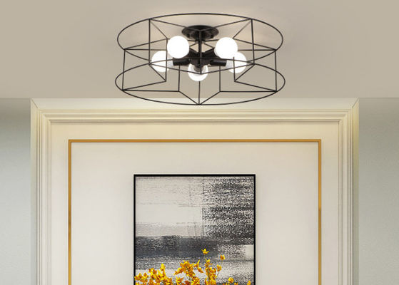 Candeliere moderno dell'interno del soffitto della luce del pendente del ferro che accende la luce domestica della decorazione della lampada