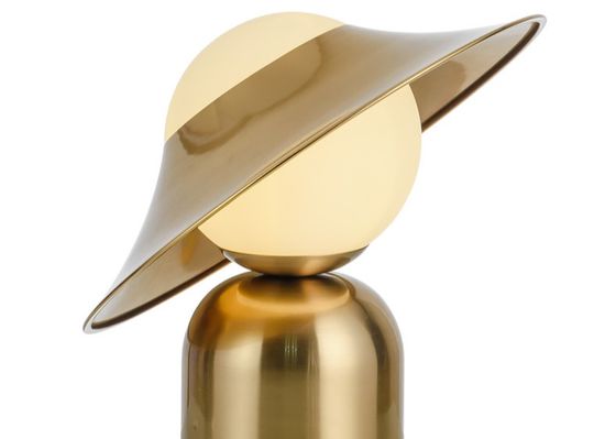 Palla di vetro del cappello minimalista nordico del fumetto 3,12 libbre di lampada di comodino