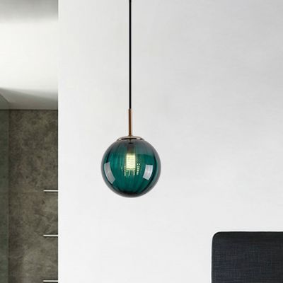 Luce di vetro moderna variopinta del pendente del globo per sala da pranzo