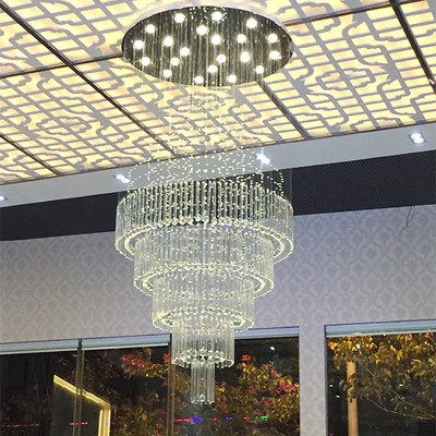 Nozze Crystal Pendant Light Fashionable di lusso RA80 degli hotel