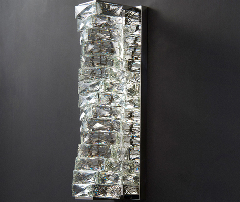 K9 moderno di lusso Crystal Wall Lamp Stainless Steel
