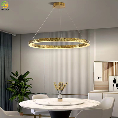 Rame Ring Light Creative Simple Home moderno della camera da letto LED