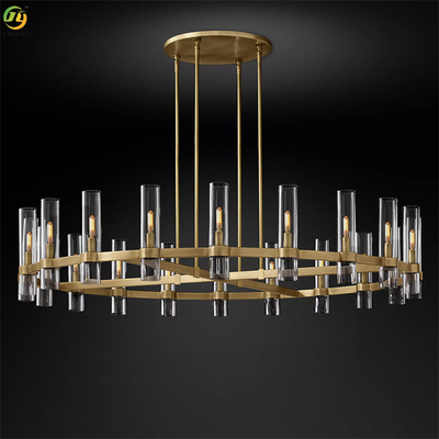 Luce moderna del pendente di Droplight del giro domestico semplice creativo bronzeo