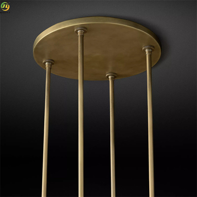 Luce moderna del pendente di Droplight del giro domestico semplice creativo bronzeo