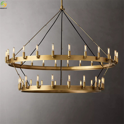 Luce moderna del pendente di Droplight del giro domestico semplice creativo dell'oro E14