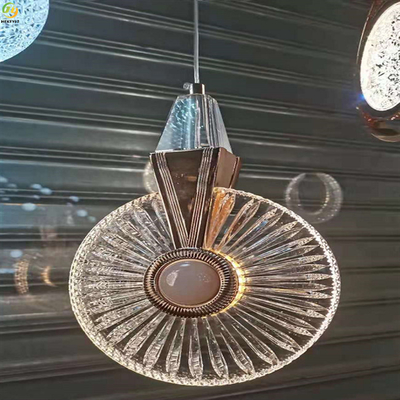 Luce nordica del pendente della casa di applicazione di alluminio acrilica di Art Gold Chrome LED