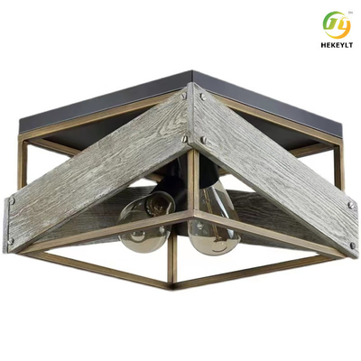 Lampada di legno industriale del soffitto del LED per la camera da letto