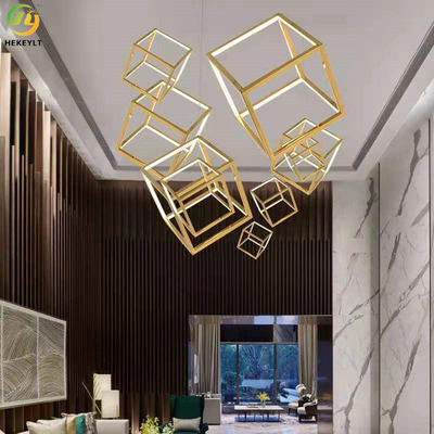 Usato per la luce domestica/sala d'esposizione/dell'hotel LED quadrato di Crystal Pendant