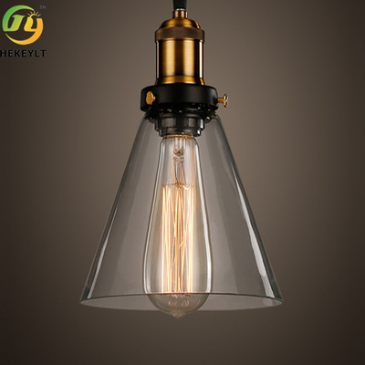 Decorazione dell'interno moderna della base LED Amber Glass Pendant Light Fashionable della lampadina E26