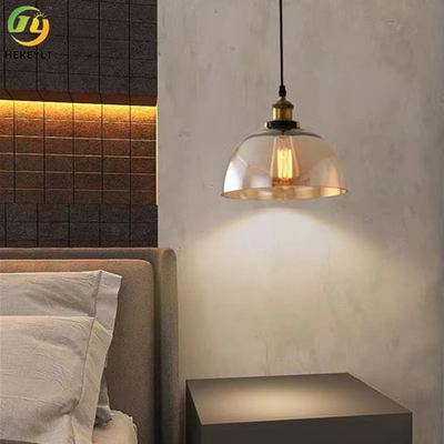 Luce di vetro ambrata moderna del pendente del LED 40 watt per l'hotel domestico