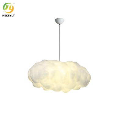 La nuvola del tessuto del LED ha modellato la base moderna della lampadina della luce E26 del pendente creativa