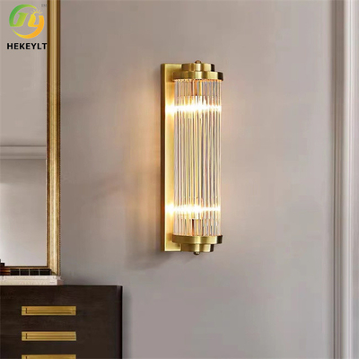 E14 luce moderna di cristallo della parete del metallo LED di lusso per residenziale