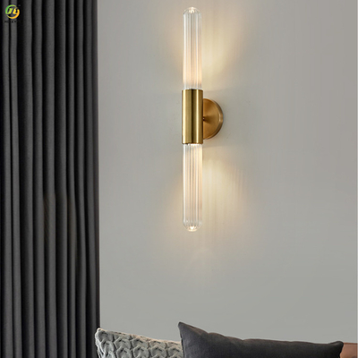 Lato del letto Crystal Wall Lamp Luxury Decoration dell'hotel del salone