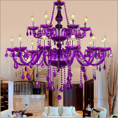 Risparmio energetico di lusso su misura di K9 Crystal Candle Chandelier per la decorazione