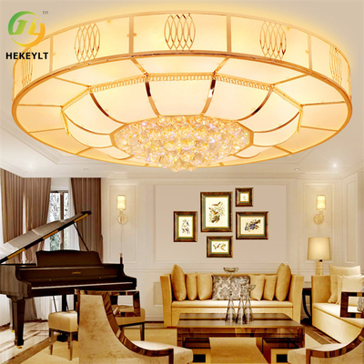 Salone principale di lusso della camera da letto di Crystal Golden Ceiling Lamp For di vendita calda