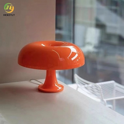 Lampada da comodino bianca/orangeBedroom del fungo del policarbonato danese classico della lampada 320mm