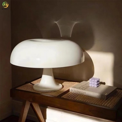 Lampada da comodino bianca/orangeBedroom del fungo del policarbonato danese classico della lampada 320mm