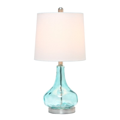 Blu di vetro moderno della lampada di comodino bello/rosa su misura/verde