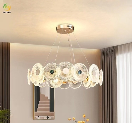 Candelieri del giro K9 Crystal Hanging Light Modern Crystal dell'oro di Dimmable