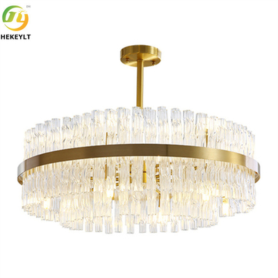 Giro K9 Crystal Hanging Ceiling Light Modern Crystal Chandeliers dell'oro del LED