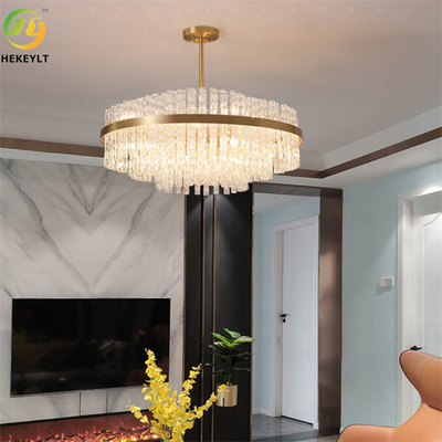 Giro K9 Crystal Hanging Ceiling Light Modern Crystal Chandeliers dell'oro del LED