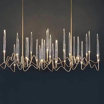 Candeliere creativo semplice moderno di Crystal Lamp Art Arrow Line della posta
