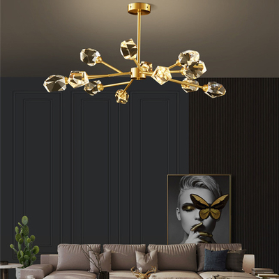 Tutto il Crystal Chandelier Modern Minimalist Ice di rame Ling Dining Room Bedroom Lamp