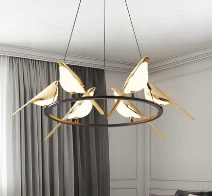 Candeliere decorativo dell'uccello del pendente del LED della sala da pranzo moderna creativa della luce