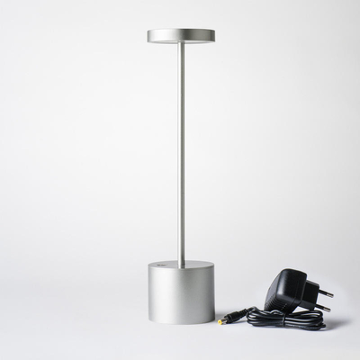 Ricaricabile a pile delle lampade da tavolo senza fili di tocco del metallo