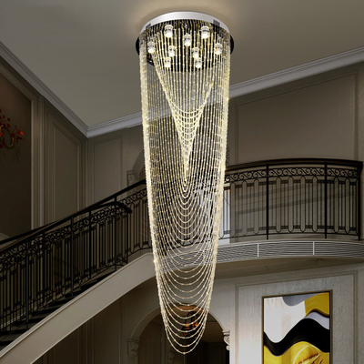 Illuminazione d'attaccatura di stile dell'ingresso marocchino di Crystal Pendant Light Modern Hotel