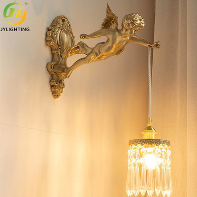 Colore moderno dell'interno di Crystal Pendant Light Luxury Golden dell'hotel di modo decorativo