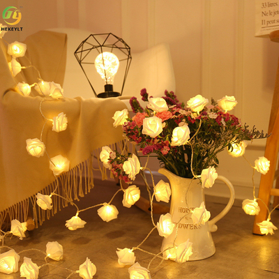 Corda della luce della decorazione di nozze di compleanno di festa di Natale di Rose Lamp String LED