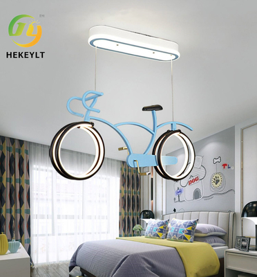 Camera dei bambini Bicicletta candelabro Occhiali semplice camera da letto LED Personalità cartone animato Bicicletta luce
