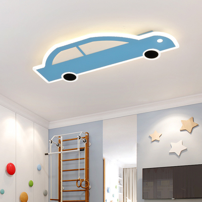 Disegni animati Protezione oculare LED Modellazione auto Luce soffitto Dimming RGB senza gradini Luce per la camera da letto per bambini