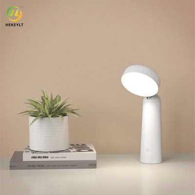 Lampada da tavolo minimalista moderna a tre colori con attenuazione senza passaggio USB di ricarica Lampada da tavolo LED Switch touch