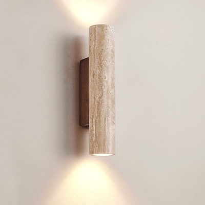 Lampada da parete in marmo luminoso semplice e moderno