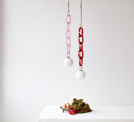 Modern Nordic Simple Glass Globe Creativo lampadario per guardaroba negozio di abbigliamento sala da pranzo
