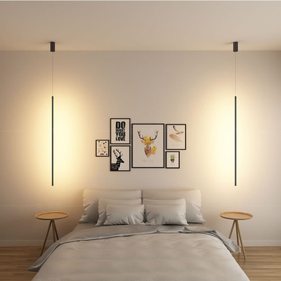 Lampada da parete nordica moderna e semplice per studio camera da letto o soggiorno dell'hotel, luce da parete a LED