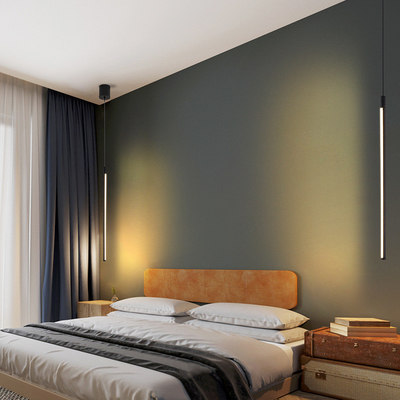 Lampada da parete nordica moderna e semplice per studio camera da letto o soggiorno dell'hotel, luce da parete a LED