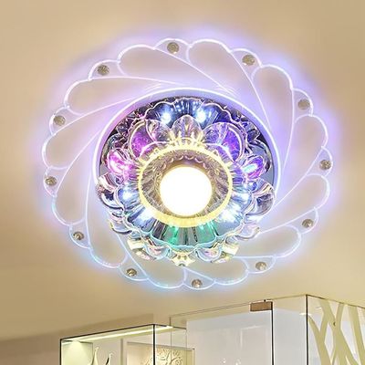 Lampada moderna del soffitto di Crystal Corridor Diameter 200mm Mini Colorful LED