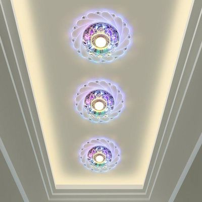 Lampada moderna del soffitto di Crystal Corridor Diameter 200mm Mini Colorful LED